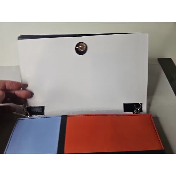 The Met Museum Modern Art Mondrian Crossbody Clutch Shoulder Bag - Picture 10 of 16